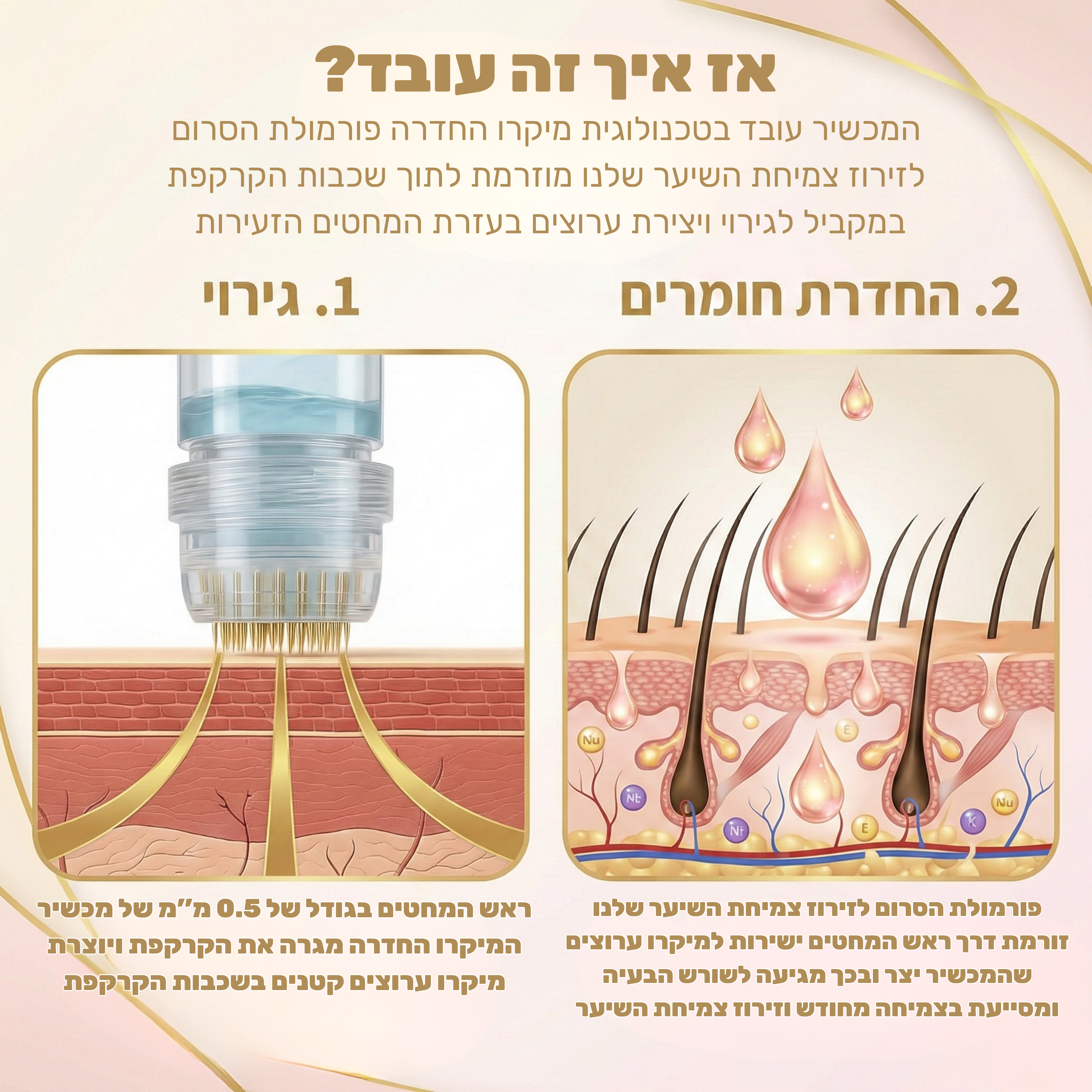 Revivex - ערכה לטיפול ושיקום נשירת שיער והתקרחות