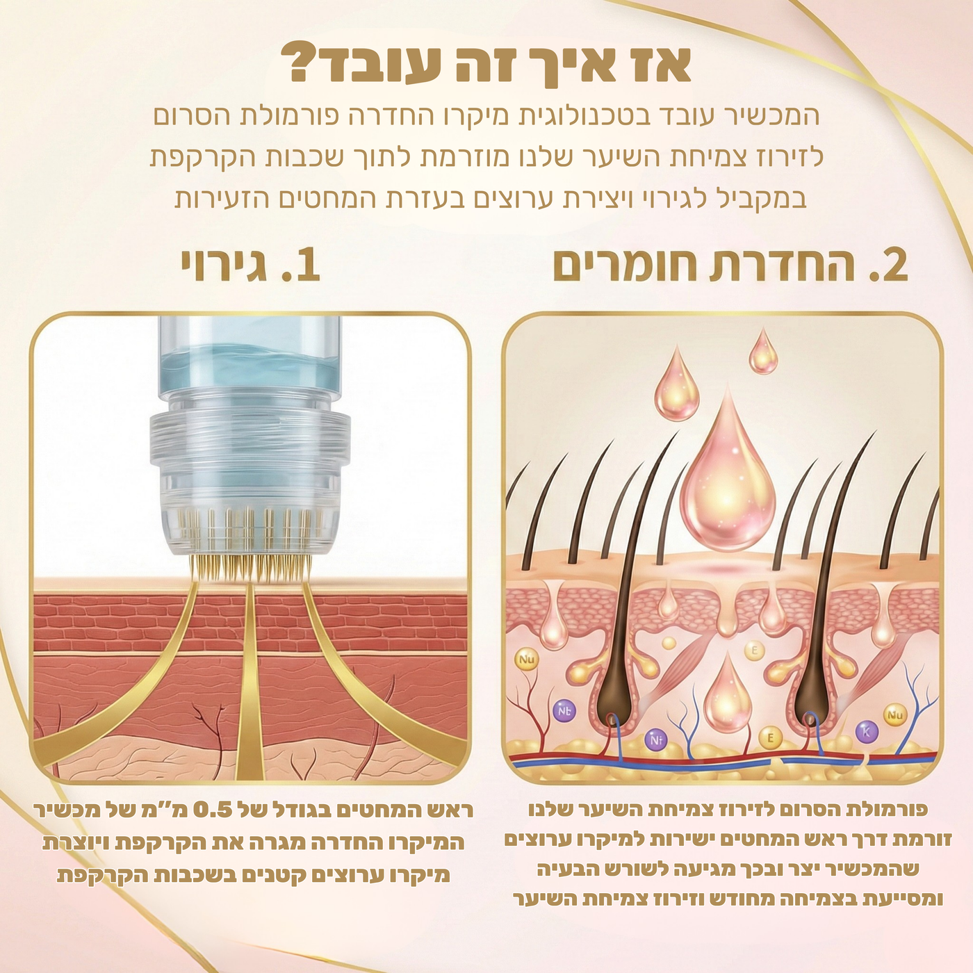 Revivex - ערכה לטיפול ושיקום נשירת שיער והתקרחות