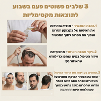 Revivex - ערכה לטיפול ושיקום נשירת שיער והתקרחות