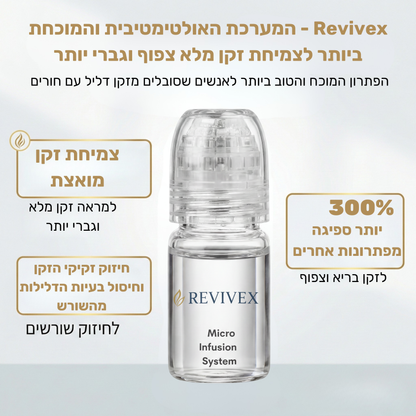 Revivex Beard - ערכה לטיפול וצמיחת זקן