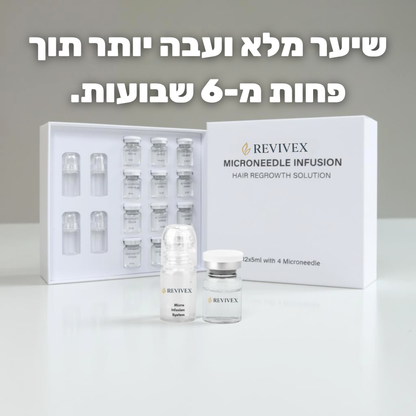 Revivex - ערכה לטיפול ושיקום נשירת שיער והתקרחות
