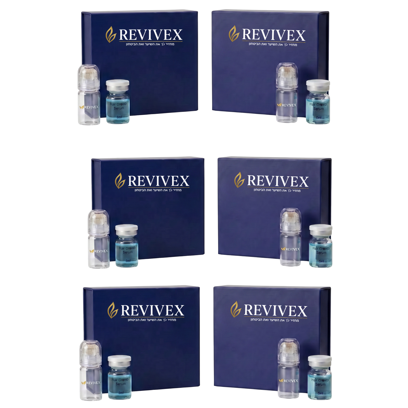Revivex 2.0 - ערכה לטיפול ושיקום נשירת שיער והתקרחות