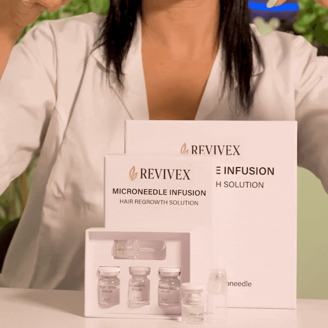 Revivex - ערכה לטיפול ושיקום נשירת שיער והתקרחות